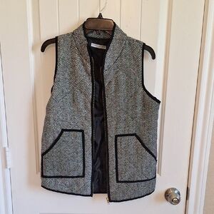 Goodnight Macaroon Monochrome Herringbone Vest